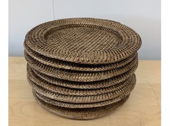 Eight Woven Chargers
