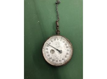 Vintage John Chatillon & Sons Round 100 Lbs Hanging Scale