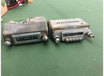 Vintage 1950s 60s Automobile Radios Chevrolet And Unknown Tube And Transistor
