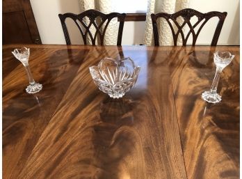 3 Crystal Table Center Pieces