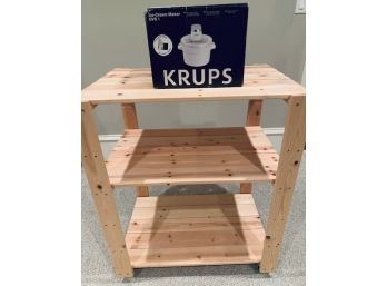 Krups Ice Cream Maker & Storage Shelf