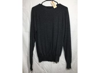 SS-67 Stunning PRADA Womens  / Ladies Gray Sweater - Size Large / 50 Euro  - Paid $895
