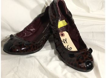 NY-56 - FABULOUS Mouse Ballet Flats By MARC JACOBS (size 39) ICONIC SHOES !