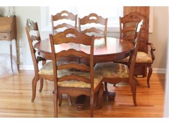 Lillian August Dining Room Table  With 6 Chairs