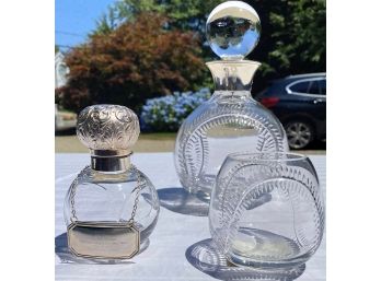 Joe Torre “New York Yankees” Whiskey Or Cognac Decanter Set With Glass