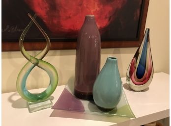 Colorful Decorative Glass Pieces