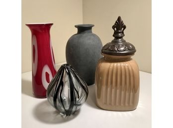 Set Of Four Unique Vases