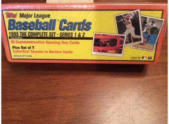 1995 Topps Complete Factory Sealed Set Of 677 Baseball Cards