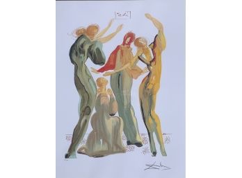Salvadore Dali Lithograph, La Dance