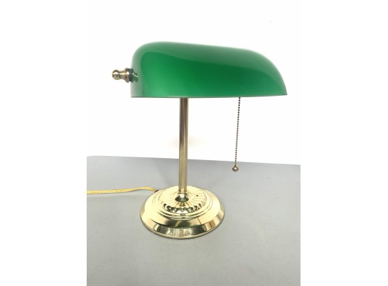 Green Bankers Desk Lamp
