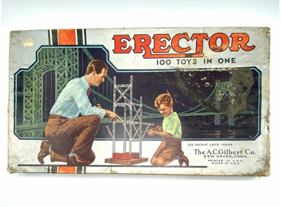 Erector Set - Vintage Game - Made In New Haven CT