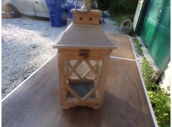 Wood Candle Or Light Case