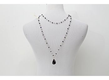 Czech Crystal & Glass Pendant Necklace