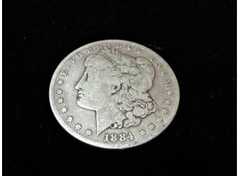 1884 P U.S. Morgan Silver Dollar
