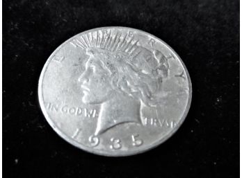 1935 S U.S. Peace Silver Dollar