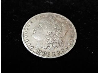 1880 P U.S. Morgan Silver Dollar