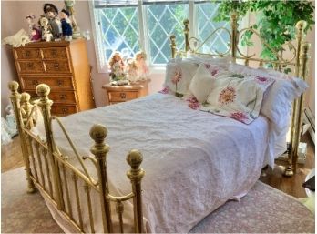 Beautiful Brass Bed Queen Size