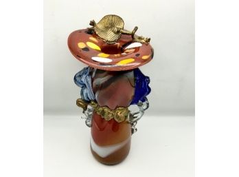 Gorgeous Art Glass Vase ~ Signed Bancila ~