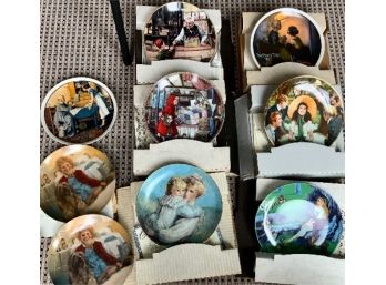 9 Collector Plates ~ Annie, Gone With The Wind, Norman Rockwell & More ~