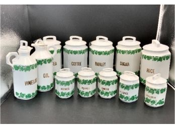 Vintage German Spice, Canister Set ~ Great Condition ~