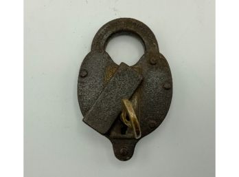 Amazing Antique Lock With Working Key