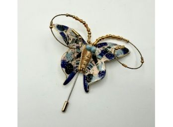 Unique Butterfly Stick Pin ~ Cynthia Chuang ~