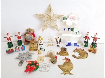 Cute Assortment Of Vintage & Contemporary Christmas Tree Decorations