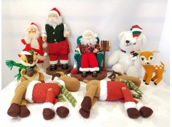 Nice Assortment Of Christmas Musical & Plush Toy Figurines