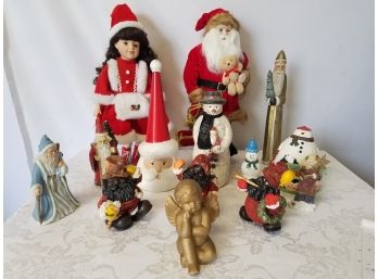 Nice Assortment Christmas & Holiday Figurines