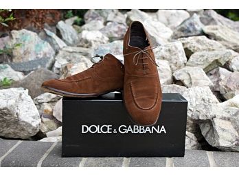 Men's Dolce & Gabbana Men's 'Ciabatta' Suede Shoe, Size 11