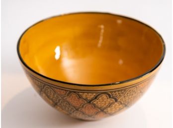 Tunisian Pottery Bowl