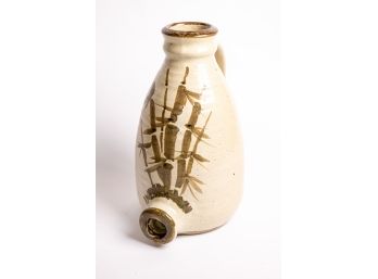 Ceramic Jug With Bamboo Motif