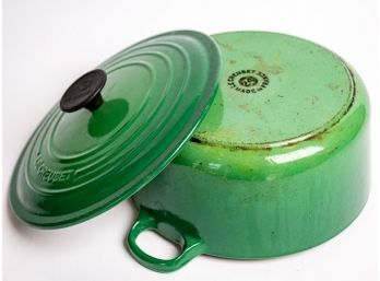 Green Le Creuset Duth Oven