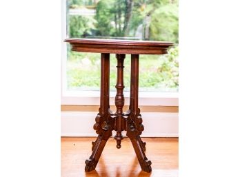 Vintage Oak Pedestal Table