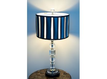 Dale Tiffany Lucite Base Table Lamp