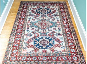 Handknotted Wool Area Rug