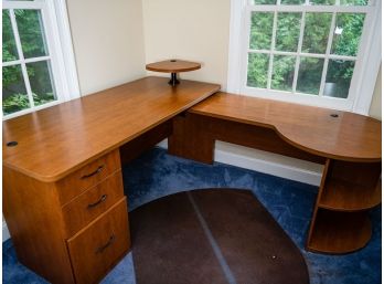 Sauder Office Desk With Return