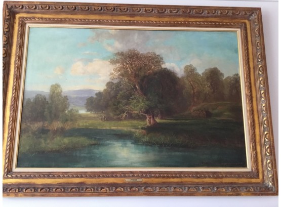 19 Cent. Oil On Canvas Signed And Dated Elirmanns