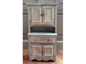 Vintage Child Size Kitchen Wood Sideboard/Cabinet Toy