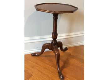Petite Octagon Pedestal Table