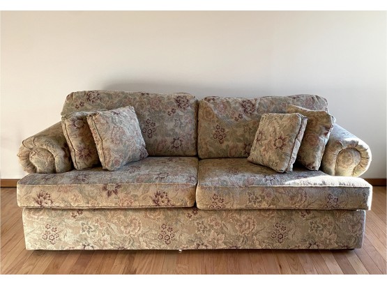Havenworth Upholstered Sleeper Sofa • Floral Motif