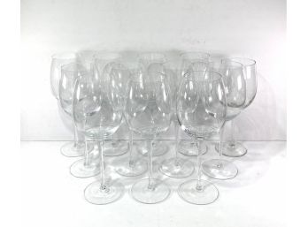 Beautiful Group Of Crystal Wine Glasses