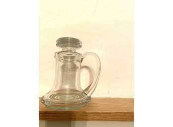 Heavy Glass Decanter With Stopper