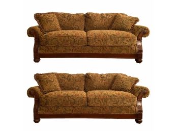 Matching Pair • Hand Crafted Clayton Marcus Sofas
