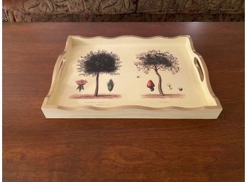 Solid Wood • Hand Painted Serving Tray