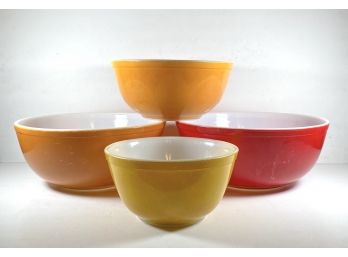 Vintage • PYREX • Colorful Mixing Bowls