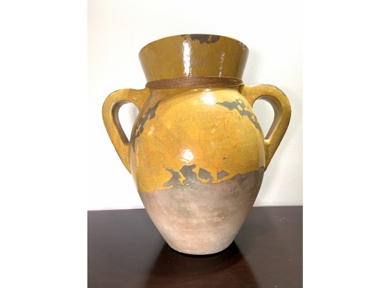 Large Partially Glazed Vessel