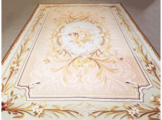 A Large Needlepoint Area Rug By Stark Carpet