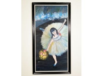 An Oil On Canvas, Ballerina Themed