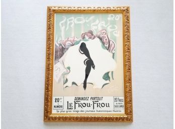 An Art Nouveau French Theatrical Advertising Lithograph 'Le Frou Frou'